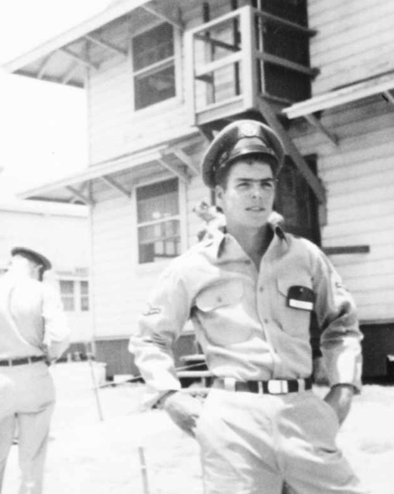 Matt's grandfather, Ralph Orlandi, during his Air Force years